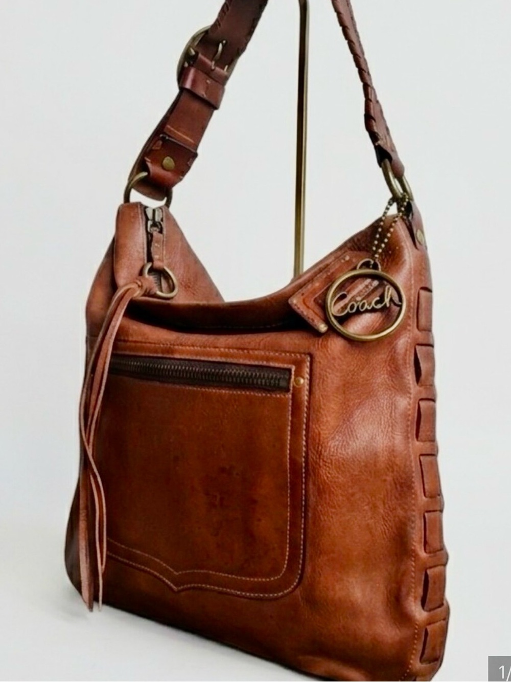 Extra-large Coach Legacy Thompson Slim Hobo - Picture 2 of 16